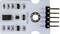A PAJ7620 sensor board with connection pins and microchip, used for detecting gestures and movement patterns in electronic projects.