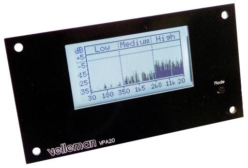Image of Whadda WSAH8098 Audio analyser