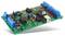 Printed circuit board kit with electronic components, USB port and various connective interfaces on a green board.