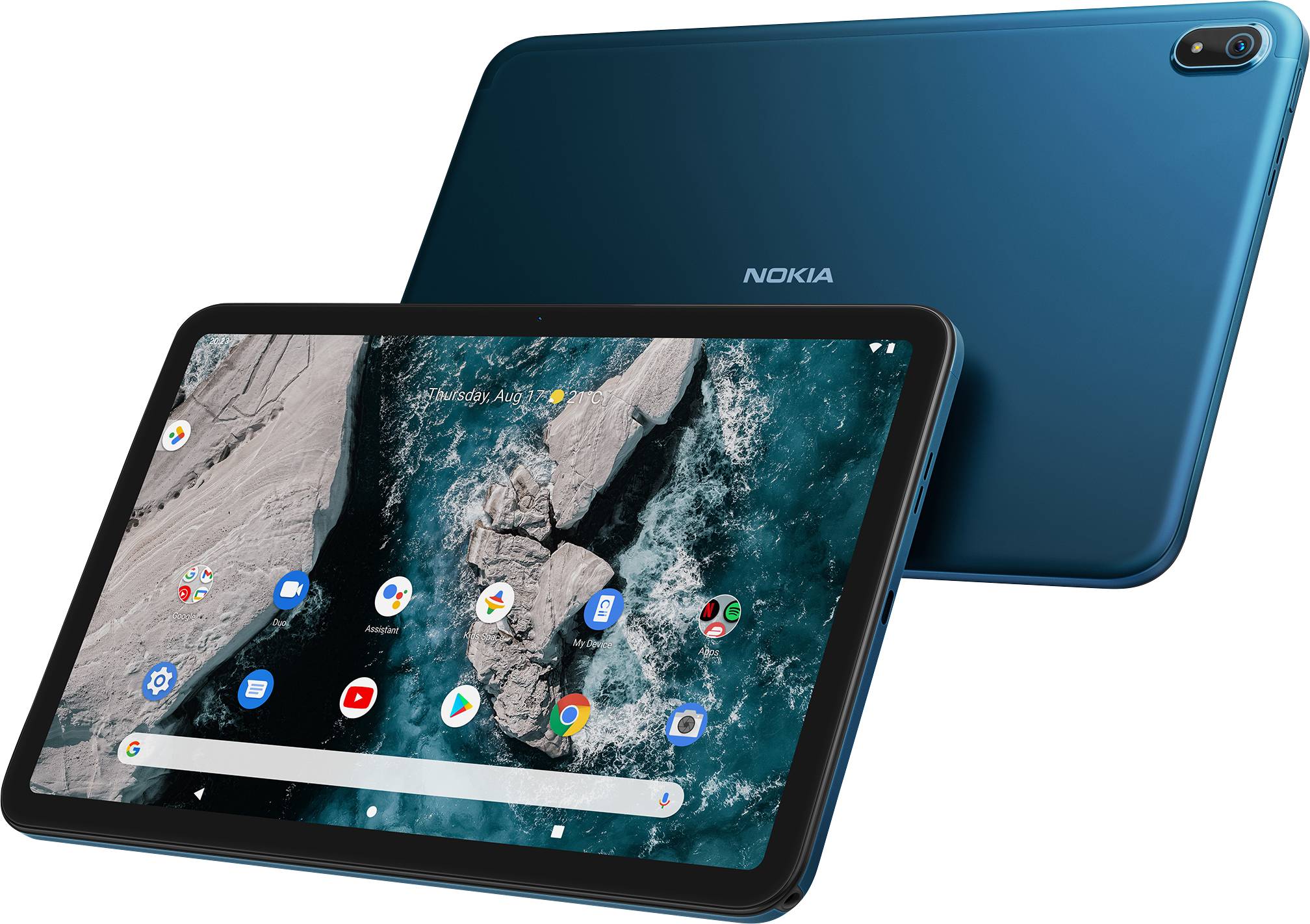 Nokia T20 LTE/4G, WiFi 64 GB Blue (translucent) Android 26.4 cm (10.4 inch) 1.8 GHz, 1.8 GHz Android™ 11 2000 x 1200 Pix-10