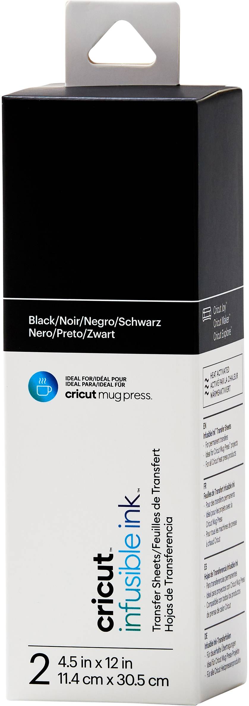 Cricut Joy Infusible Ink Infusible ink sheets Black