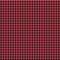 Red and black tartan pattern with small square checkboxes in a uniform arrangement.