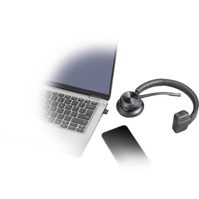HP Poly VOYAGER 4310 UC On-ear headset Bluetooth® (1075101) Mono Black Microphone noise cancelling, Noise cancelling Mic-3