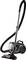 A black, bagless vacuum cleaner with a long suction tube and large floor head, ideal for floor cleaning.