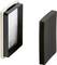 Air filter set consisting of a rectangular paper filter and a black foam filter, positioned side by side.