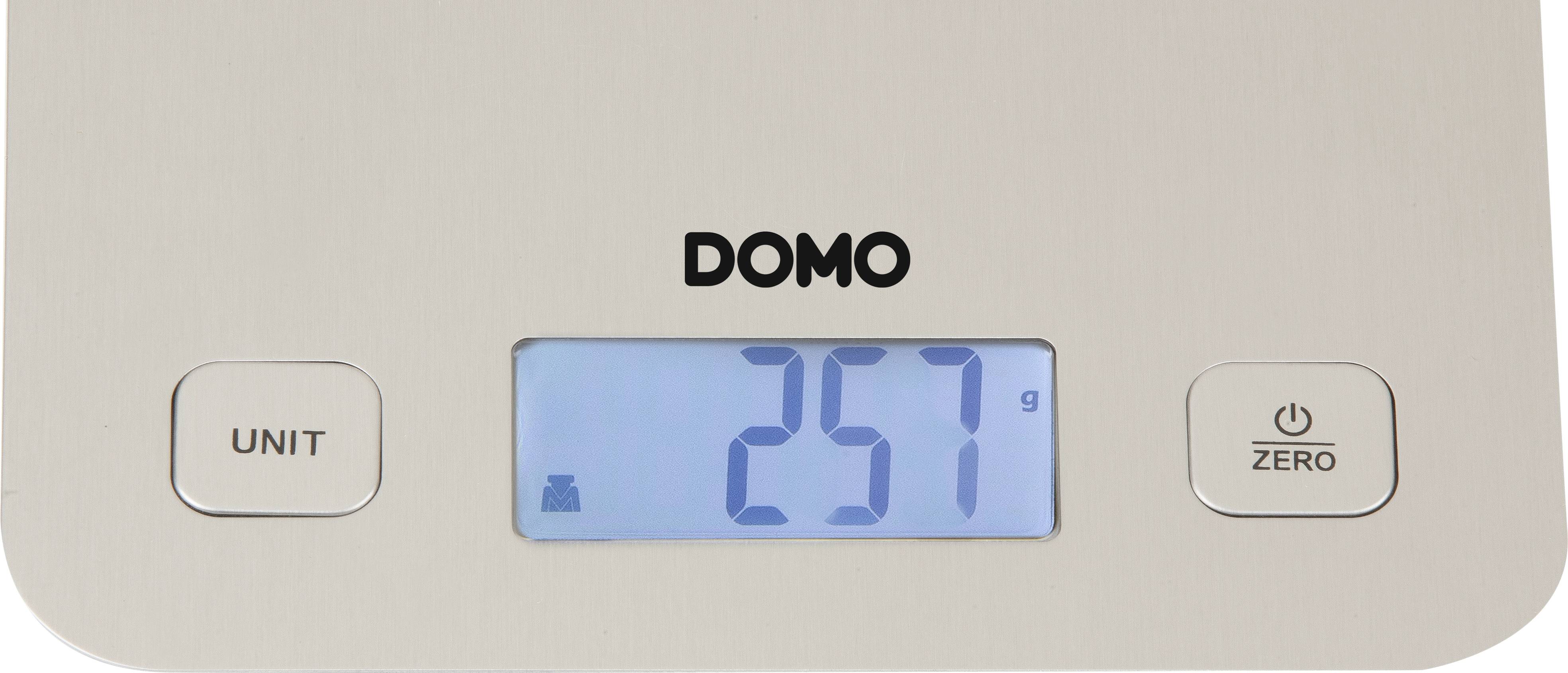 DOMO DO9239W Kitchen scales Digital Weight range=5 kg White 217 x 187 x 16.5-6