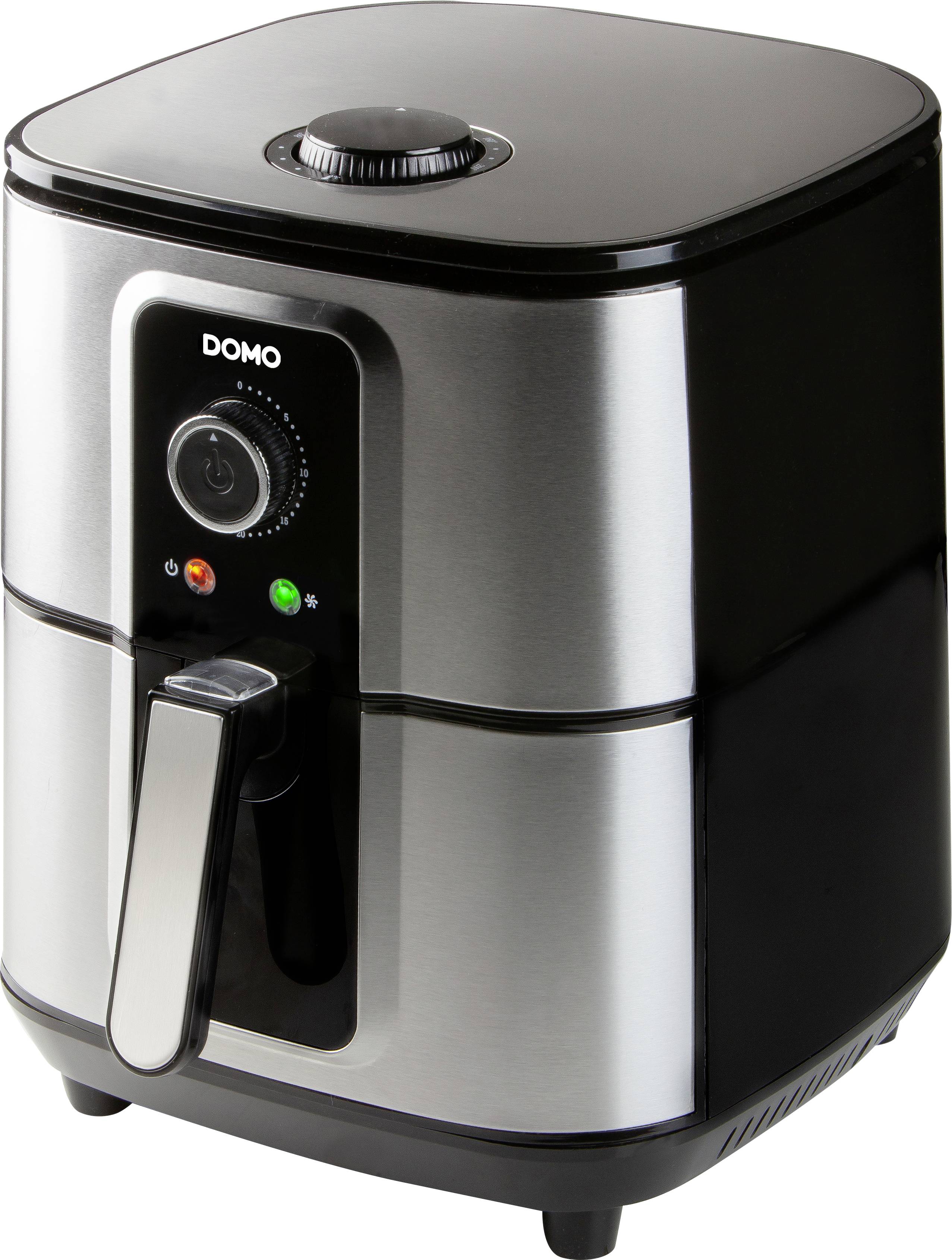 Voorstad fontein Verfijning DOMO DO536FR Airfryer Cool touch housing, Overheat protection, Timer  fuction, Indicator light Stainless steel, Black | Conrad.com