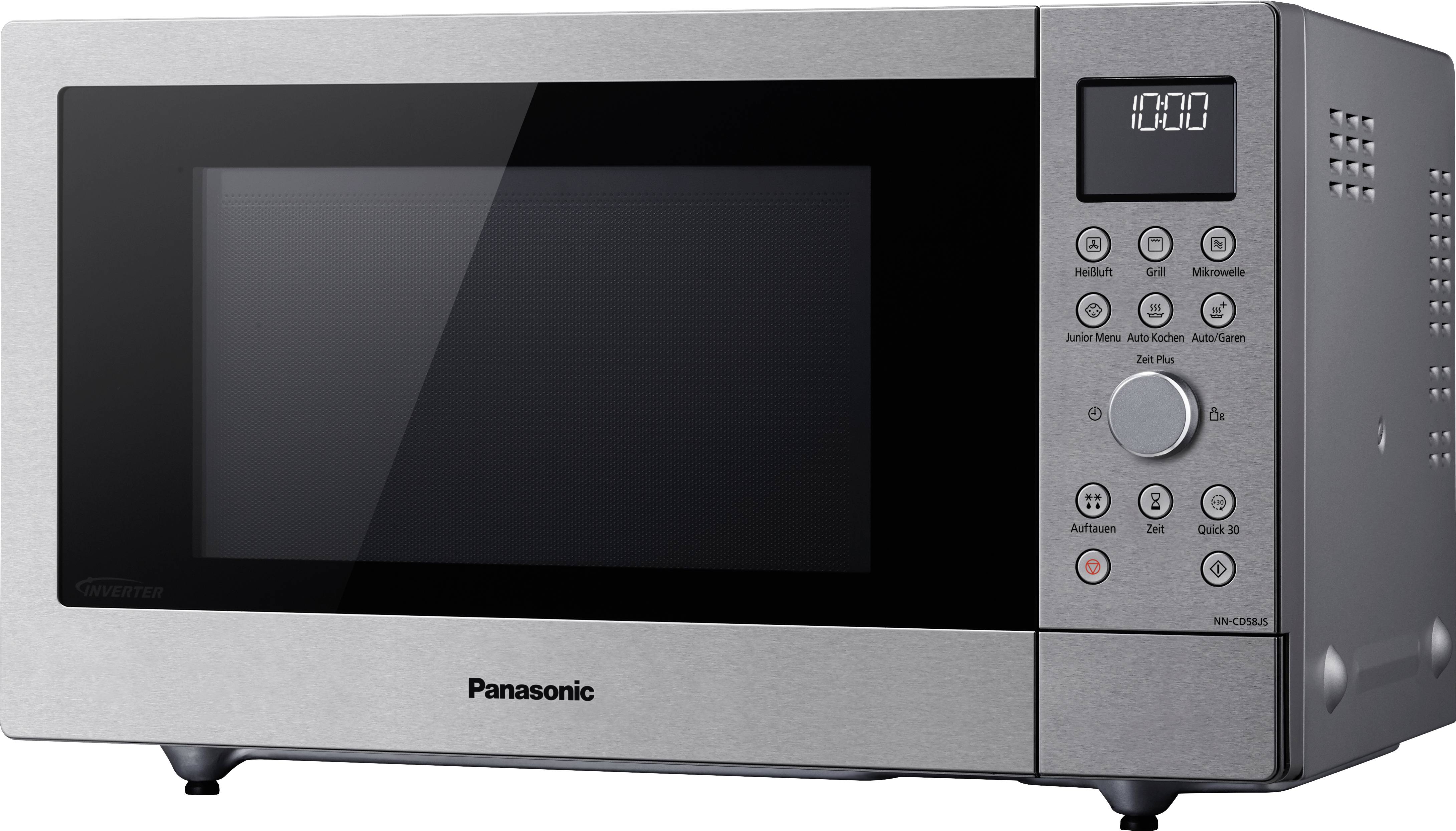 Panasonic Heißluft-Slim-Kombi Microwave Silver 1000 W