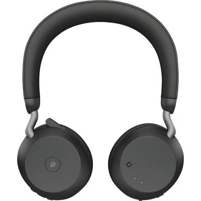 Black, wireless headphones with padded headband and ear cups, suitable for music enjoyment and phone calls.