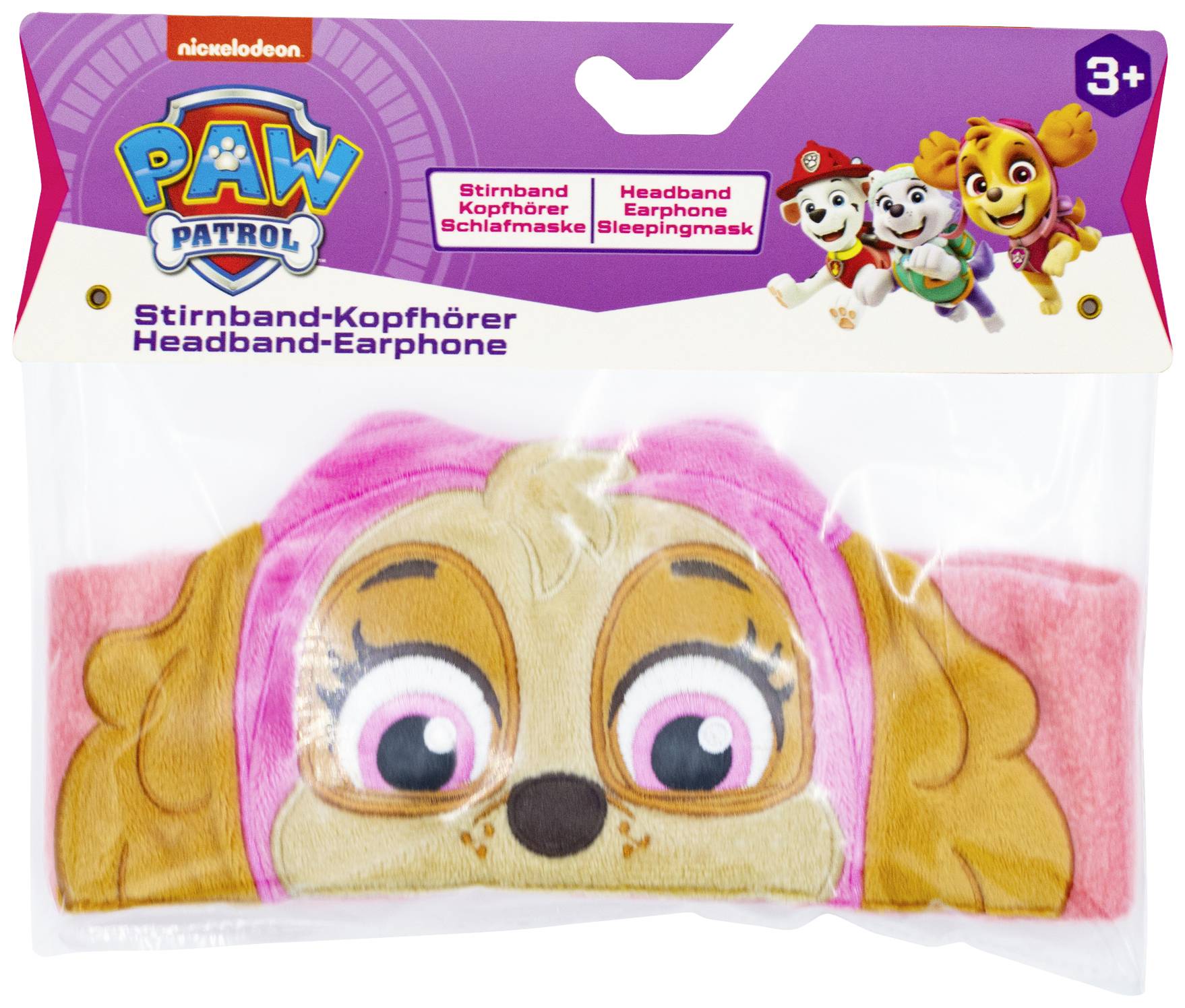 Technaxx PAW Patrol On-ear headphones Corded (1075100) Rose Volume limiter, Headband Children-5