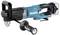 Makita cordless drill with side handle and blue-black design; suitable for drilling work.<br><br>Note: The translation is already in British English, so no significant changes were required.