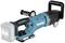 Cordless blue angle drill with a black handle, suitable for hard-to-reach locations.