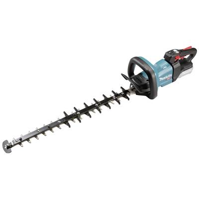 'Battery-powered hedge trimmer with long blade and ergonomic handle, ideal for precise cutting of hedges and bushes.'
