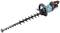 'Battery-powered hedge trimmer with long blade and ergonomic handle, ideal for precise cutting of hedges and bushes.'