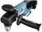 Cordless angle drill in blue with a black handle, suitable for tight working spaces.