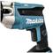 Blue and black cordless drill, with the Makita logo visible on the handle.