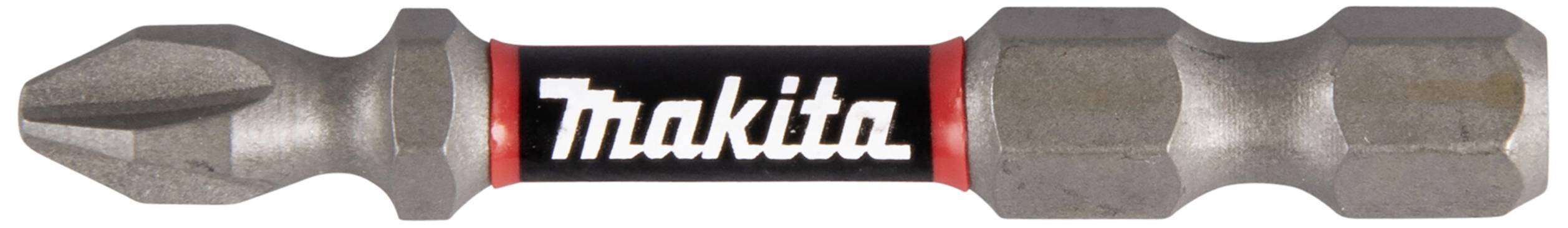 Makita screwdriver bit with cross-head profile, robust design, suitable for electric drills or screwdrivers.