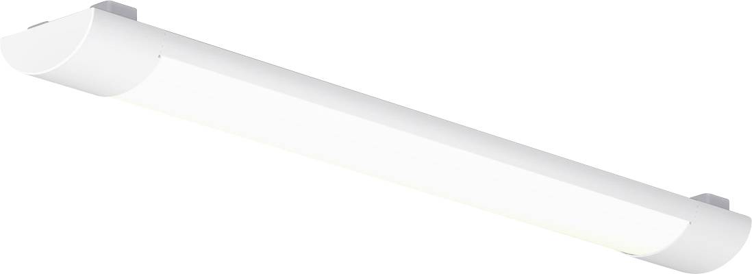 A long white LED tube light fixture shown on a plain background, viewed at a slight angle.