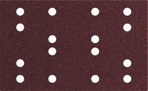 80 x 133 mm, P 40, 16 holes, with Velcro adhesion (SRA) Metabo 635190000