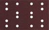 Adhesive sanding sheets 80 x 133 mm, P 100, 16 holes, with Velcro adhesion (SRA) Metabo 635193000