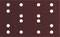Rectangular sandpaper with evenly distributed holes arranged in three rows. The surface is dark red.