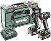 Metabo BSLBL+SSD200LTBL 685196000 Cordless drill, Cordless impact driver 18 V 5.2 Ah Li-ion incl. rechargeables, incl. charger