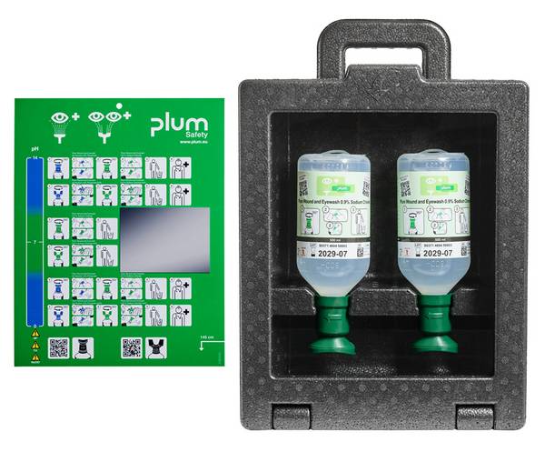 PLUM 4922 4922 #####Spüllösung Eyewash Wall