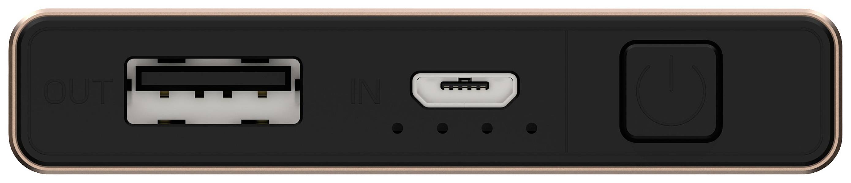 Ansmann 5000 mAh PB112 rose Power bank 5000 mAh Smart IC LiPo Micro USB, USB A (USB 2.0) Rose Status display-3