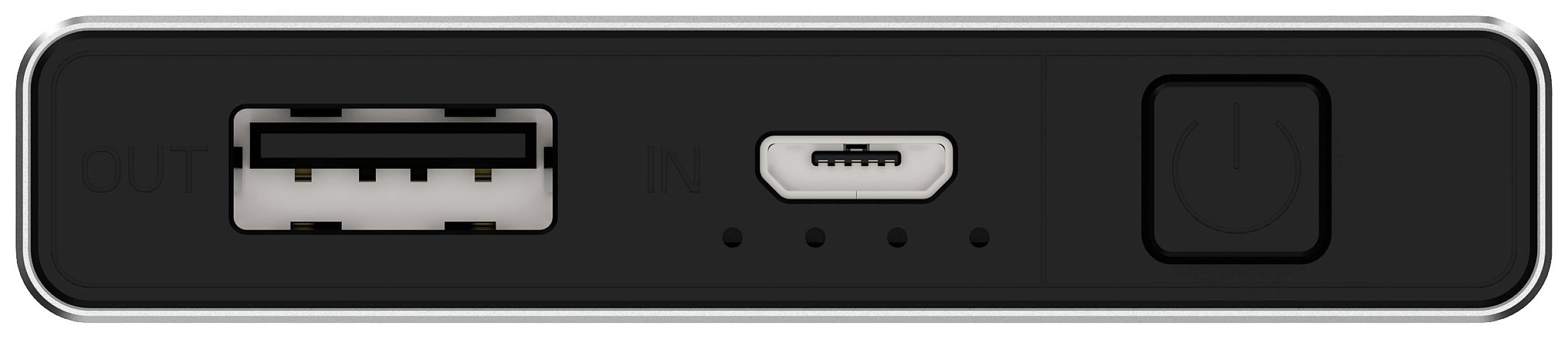 Ansmann 5000 mAh PB112 silber Power bank 5000 mAh Smart IC LiPo Micro USB, USB A (USB 2.0) Silver Status display-4