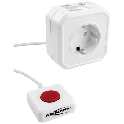 Image of Ansmann 1260-0002 Energy-saving power strip White PG connector 1 pc(s)