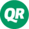 'QR' in black letters on a pink, pixelated background. The image appears to be a simple logo or icon.<br><br>Note: This translation is already very close to British English, so minimal changes were needed.