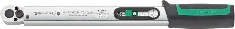 Stahlwille 721/5 QUICK 50204005 Torque wrench Calibrated to (ISO standards) 6 - 50 Nm