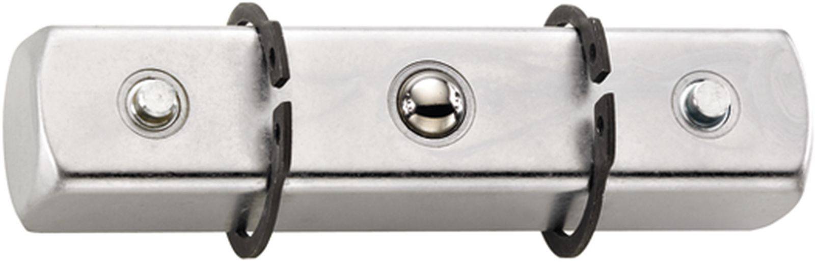 Metal block with three embedded lights and two black cable ties encircling it; possibly a technical component.