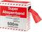 A roll of red barrier tape, described as 'Super barrier tape, extremely tear-resistant, 500m, environmentally friendly'.