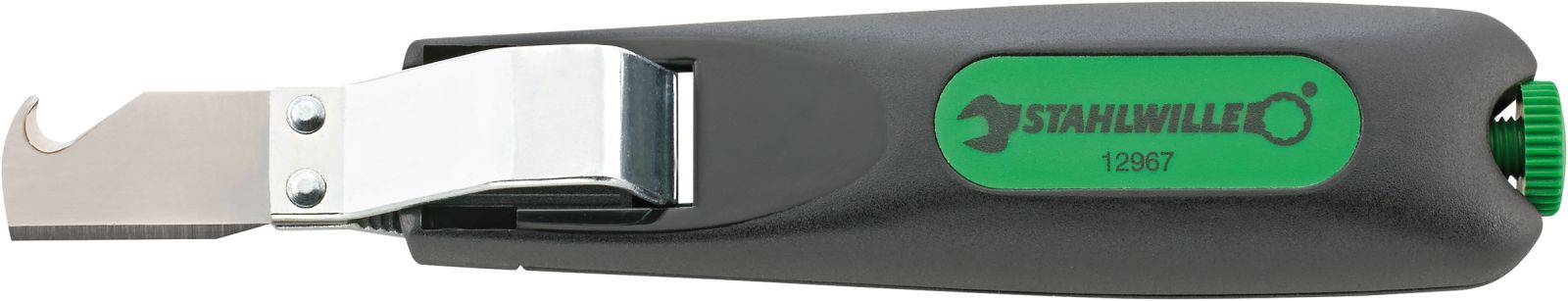 Hand tool by Stahlwille for assembly work, with a robust handle and a blade at the front.