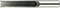 Metal pipe in close-up with partially cut-away front section and visible dark interior.