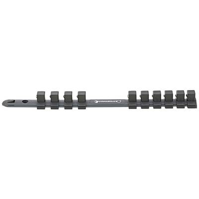 Black bicycle lock with multiple joints, folded for compact carrying.