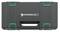 A black tool case with a green fastener and carrying handle. The Stahlwille brand logo is displayed on the front.