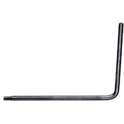 An L-shaped Allen key, used for tightening or loosening hex screws.