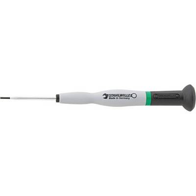 A precision screwdriver with an ergonomic handle and fine tip, suitable for delicate work in electronics or watchmaking.