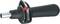 'Torque wrench with adjustable scale for torque measurement, black handle, silver and red accents, close-up.'