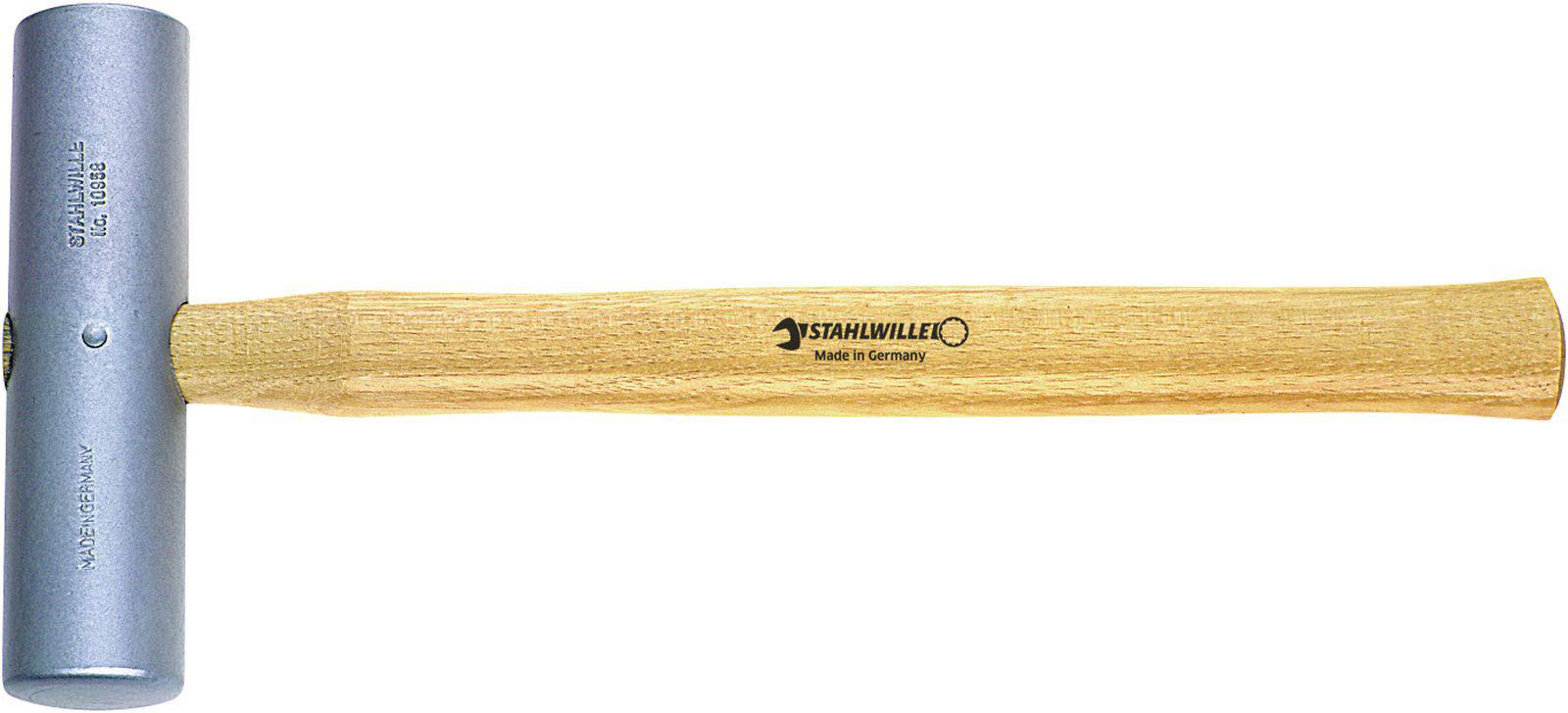 A hammer with a wooden handle and metal head, branded as 'Stahlwille'.