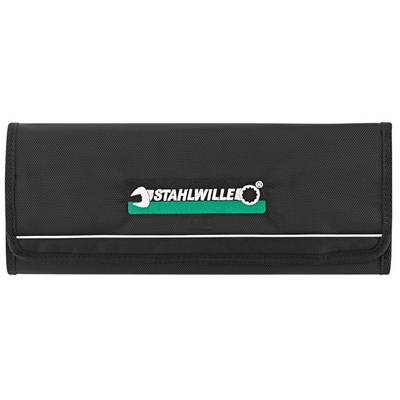 A black tool bag with the 'STAHLWILLE' logo in white and green on the front.