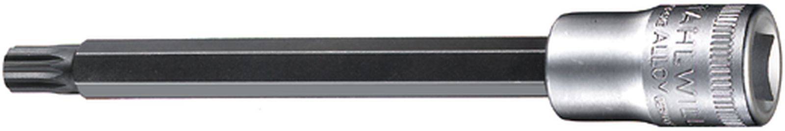 Torx screwdriver with a long, silver shaft and hexagonal head. Suitable for specialist screws in mechanical engineering and automotive repair.