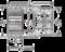 Technical drawing of a component with dimensions: Total length L, diameter d_3, lengths l_1 and l_2. Details and proportions.