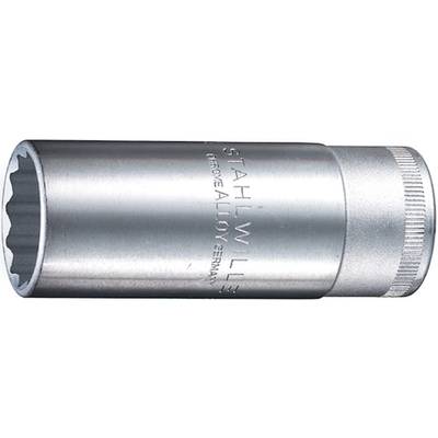 Silver hexagonal socket wrench with the inscription 'STAHLWILLE CHROME ALLOY GERMANY'. Purpose: Tightening/loosening screws.
