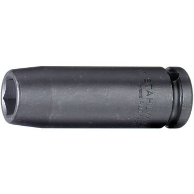 Black socket wrench with 'STAHLWILLE' inscription, cylindrical shape, robust construction, for use in workshop applications.