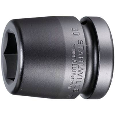 Chrome vanadium steel socket, 30 mm size, STAHLWILLE brand.