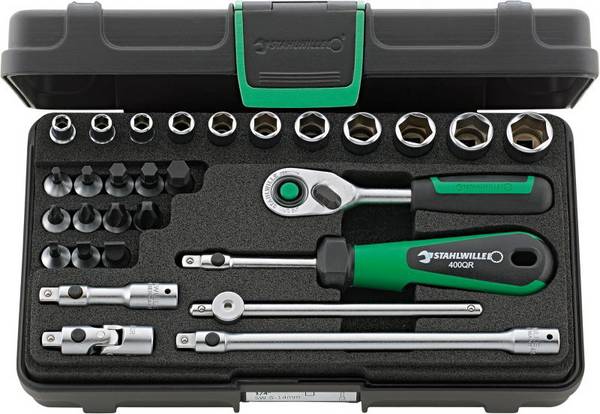 Stahlwille 40/23/6QR KN Bit set  1/4" (6.3 mm)  96011137