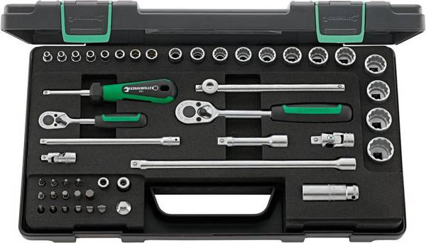 Stahlwille 40/45/36/12 KN Bit set 1/4" (6.3 mm), 3/8" (10 mm) 96012047